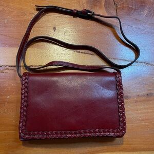 Patricia Nash Burgundy Crossbody Bag